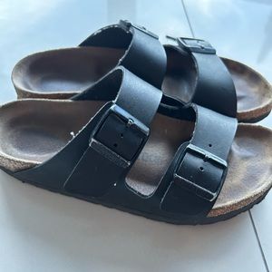 Black Arizona Birkenstocks Sandals